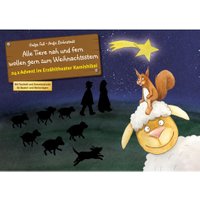Don Bosco Bildkarten: Alle Tiere nah und fern wollen gern zum Weihnachtsstern