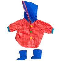 Miniland Puppenkleidung Regenmantel und Stiefel