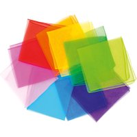 Betzold-Sport Chiffon-Tücher 10er-Set Einzelfarbe Farbe hellgrün