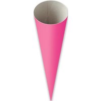 Heyda Geklebte Bastelschultüte aus Fotokarton Farbe pink