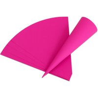 Folia Fotokarton-Schultüten 5er Set Farbe pink