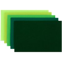 Folia Bastelfilz-Sortierungen Farbe grün