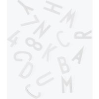 Design Letters Buchstaben Set für Message Board 5 cm Weiß