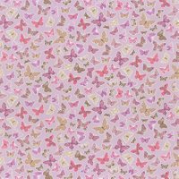 Caselio Stoff Pretty Lili Schmetterlinge Pink