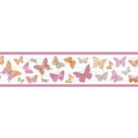 Caselio Bordüre Pretty Lili Schmetterlinge Pink