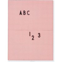 Design Letters Message Board A4 Pink