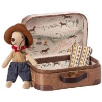 Maileg Maus Cowboy im Koffer