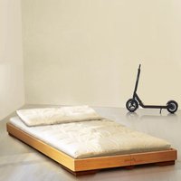 Woodly Flurbett Modell Pure Xmaxi - Öko-Bett aus Holz (verschiedene Größen)