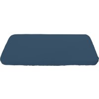 Sebra Jersey-Spannbettlaken aus Baumwolle für Kinderbett (70x160) royal blue