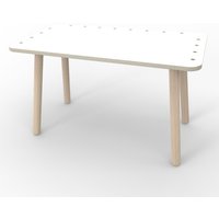 Pure Position Growing Table Kindertisch aus Holz in weiss