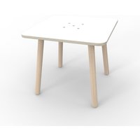 Pure Position Growing Table Kindertisch aus Holz Modelltyp Square in weiss