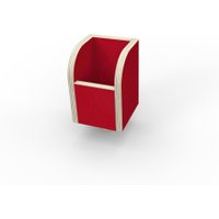 Pure Position Stiftebox aus Holz für Growing Table Kindertisch in rot