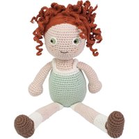 Sebra Häkel-Puppe Hanna aus 100% Baumwolle (40 cm) handmade