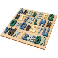 Sebra Steckpuzzle aus Holz ABC Junge in bunt (ab 3 Jahren)