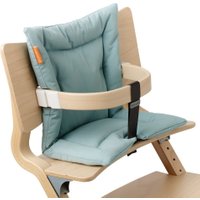 Leander Sitzkissen aus Baumwolle für Hochstuhl in blau / Misty Blue (ab 6 Monate)