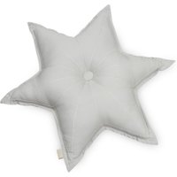 CamCam Deko-Kissen Stern aus Bio-Baumwolle (45 cm) in grau