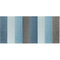 Sebra Teppich aus Baumwolle Gradient (180x80 cm) in grau & blau