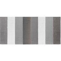 Sebra Teppich aus Baumwolle Gradient (180x80 cm) in grau & weiß
