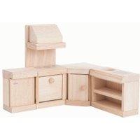 Plantoys Puppenhausmöbel Küche Classic aus Holz (5-teilig