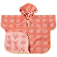 Leander Badeponcho Matty Poncho aus Baumwolle-Frottee (60x100 cm) in pink coral