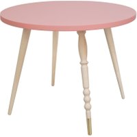 Jungle by Jungle runder Kinder-Tisch aus Buchenholz My lovely Ballerine (60x47 cm) in rosa