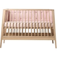 Leander Linea Nestchen für Babybett aus Baumwolle (180x30cm) in rosa / Soft Pink