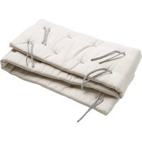 Leander Linea Nestchen für Babybett aus Baumwolle (180x30cm) in weiß / Snow