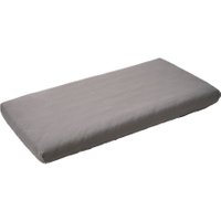 Leander Spannbettlaken aus Baumwolle für Babybett in hellgrau / Light grey (2er-Pack  Größe: 60x120)