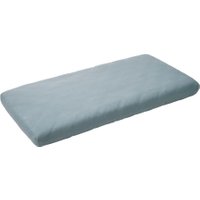 Leander Spannbettlaken aus Baumwolle für Babybett in blau / Misty blue (2er-Pack  Größe: 60x120)