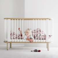 Flexa mitwachsendes Baby- & Kinderbett aus Buchenholz in weiss