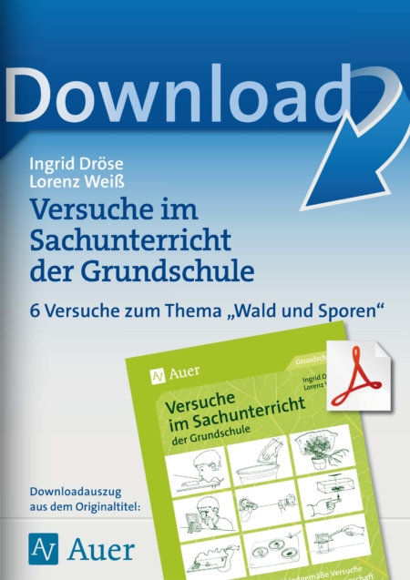 6 Versuche zum Thema -Wald und Sporen-