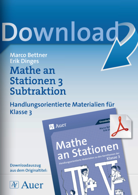 Mathe an Stationen 3 Subtraktion