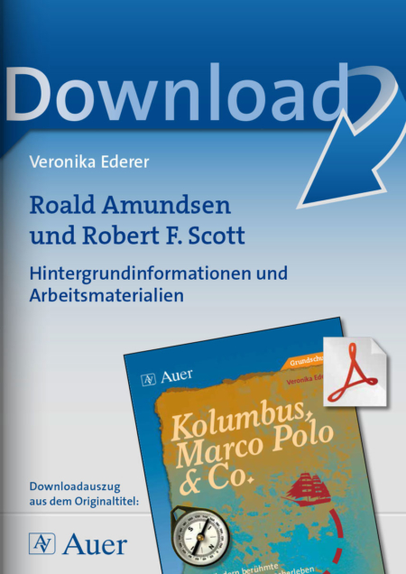 Roald Amundsen und Robert F. Scott