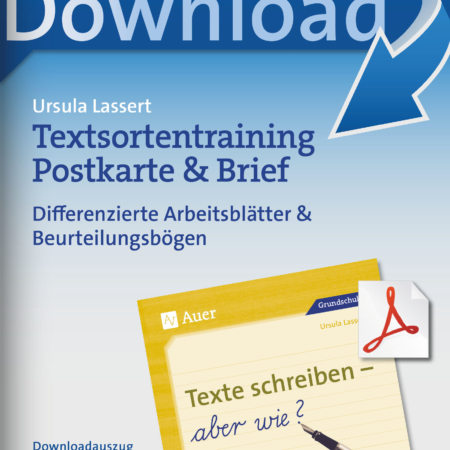 Textsortentraining Postkarte & Brief