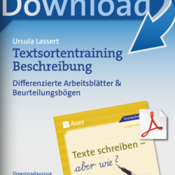 Textsortentraining Beschreibung
