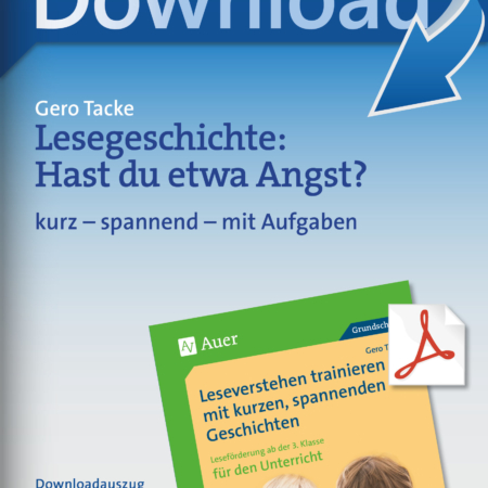 Lesegeschichte: Hast du etwa Angst?