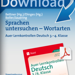 Sprache untersuchen - Wortarten