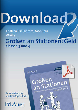 Größen an Stationen: Geld