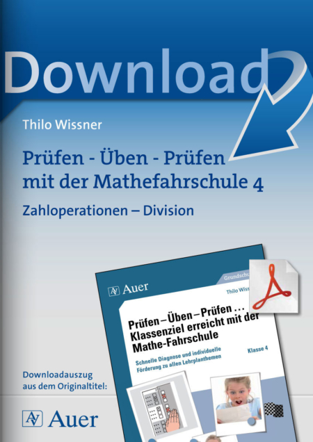 Zahloperationen: Division - Klasse 4