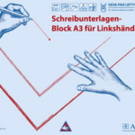 Schreibunterlagenblock DIN A3 für Linkshänder