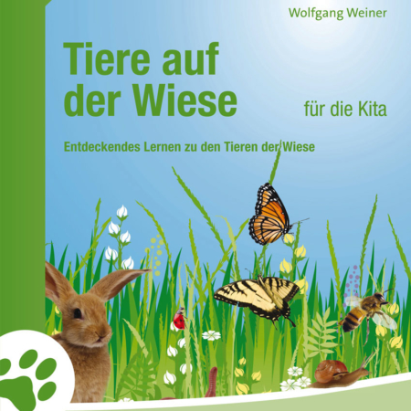 Tiere auf der Wiese für die Kita