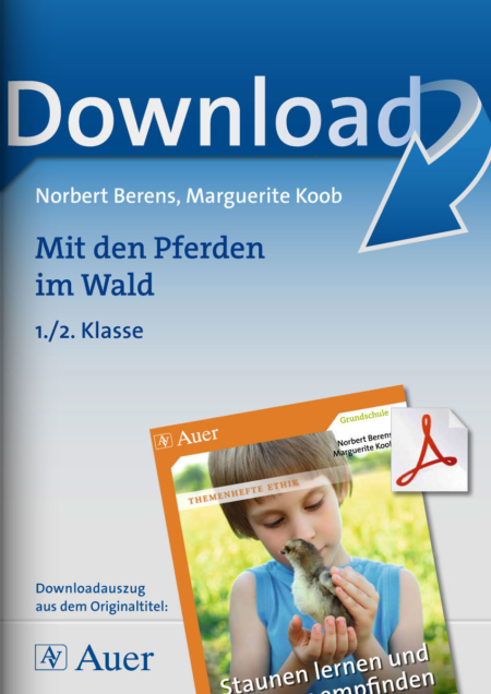 Mit den Pferden im Wald