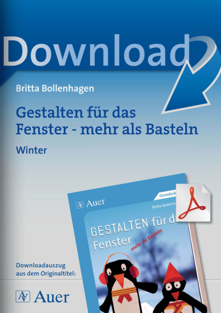 Fenstergestaltung im Winter - Klasse 1/2