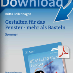 Fenstergestaltung im Sommer - Klasse 1/2