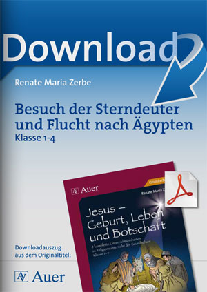 Besuch der Sterndeuter und Flucht nach Ägypten