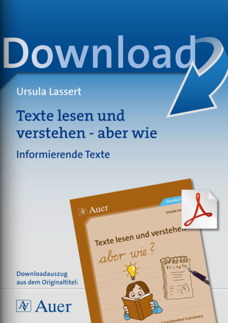 Informierende Texte lesen und verstehen