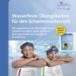 Wasserfeste Übungskarten für den Schwimmunterricht