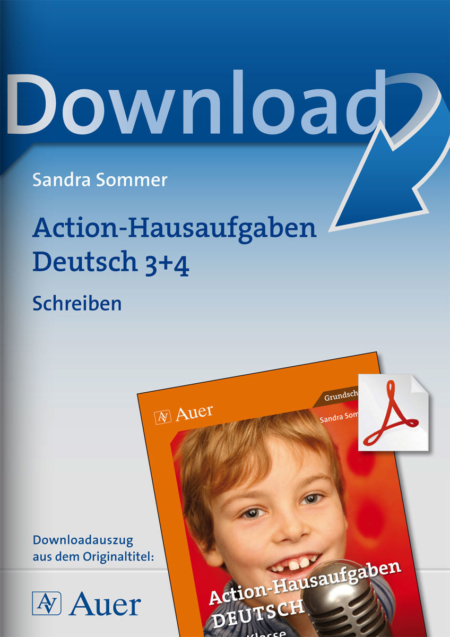 Action-Hausaufgaben Deutsch 3+4