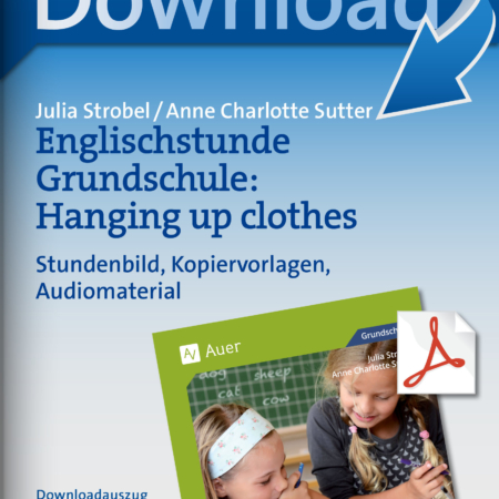 Englischstunde Grundschule: Hanging up clothes