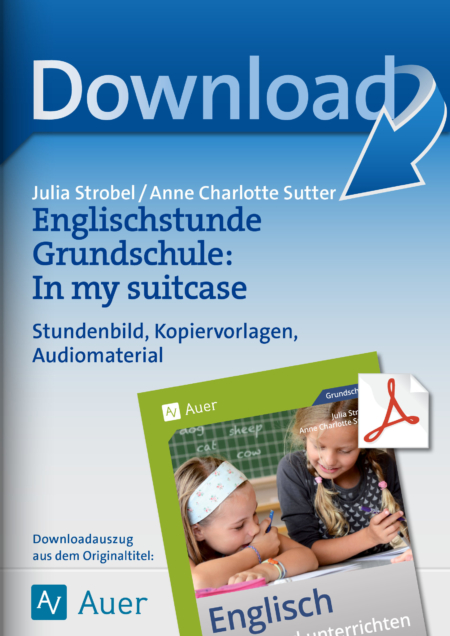 Englischstunde Grundschule: In my suitcase